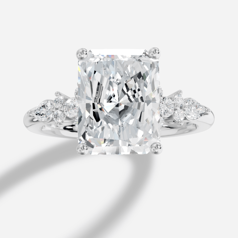 Veloria Radiant Kesim Exclusive Laboratuvar Pırlanta Yüzük | X Diamond