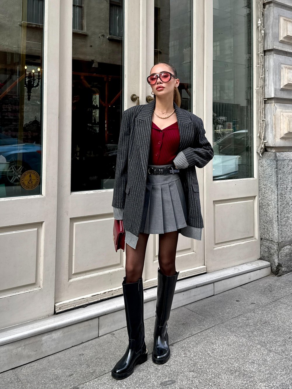 Çigili Oversize Ceket