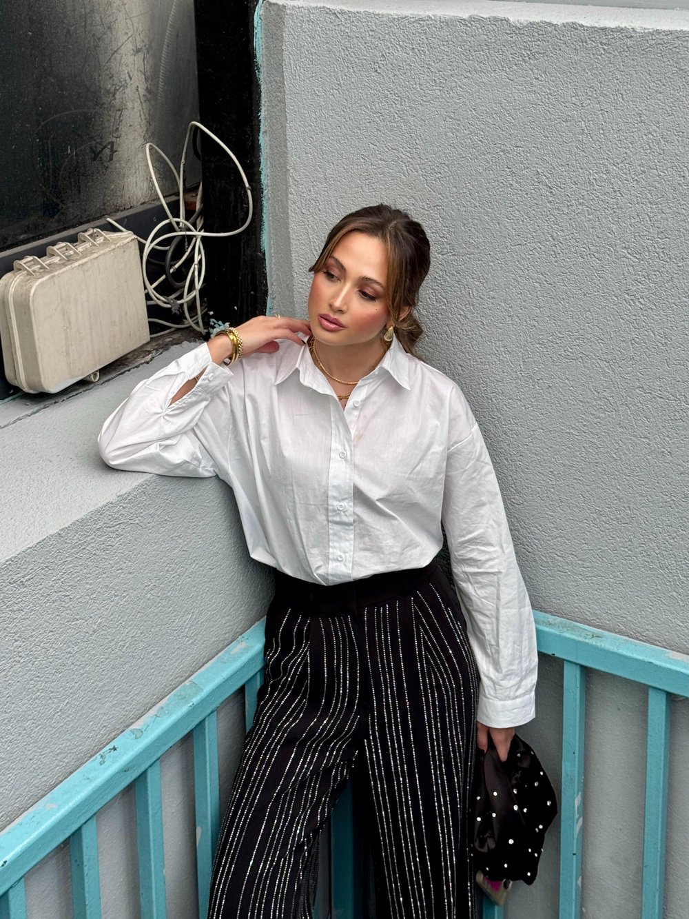Oversize Poplin Gömlek