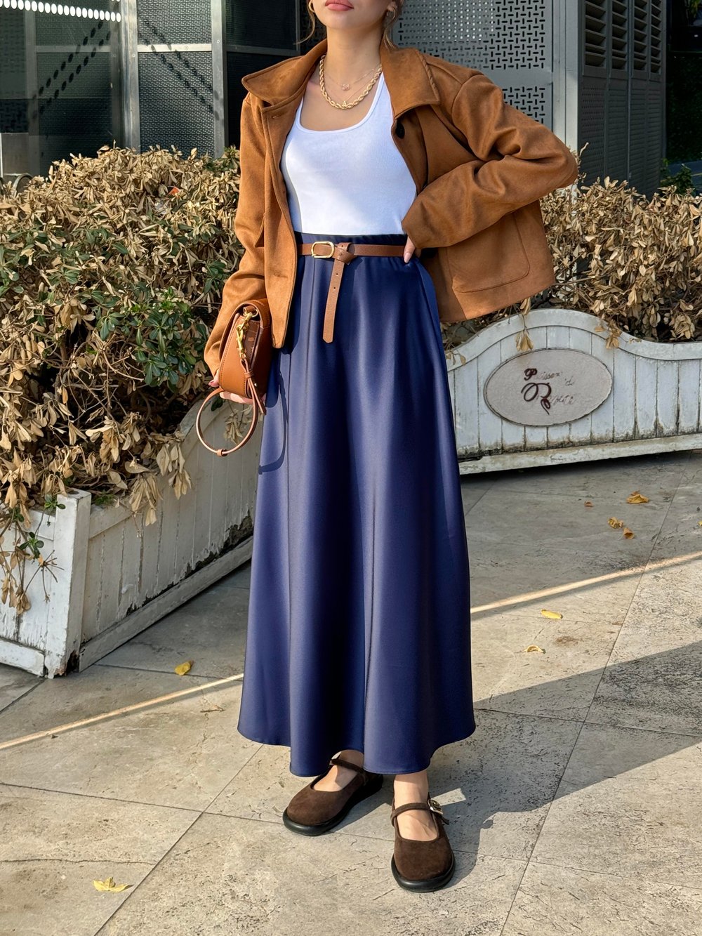 Saten Çan Etek 