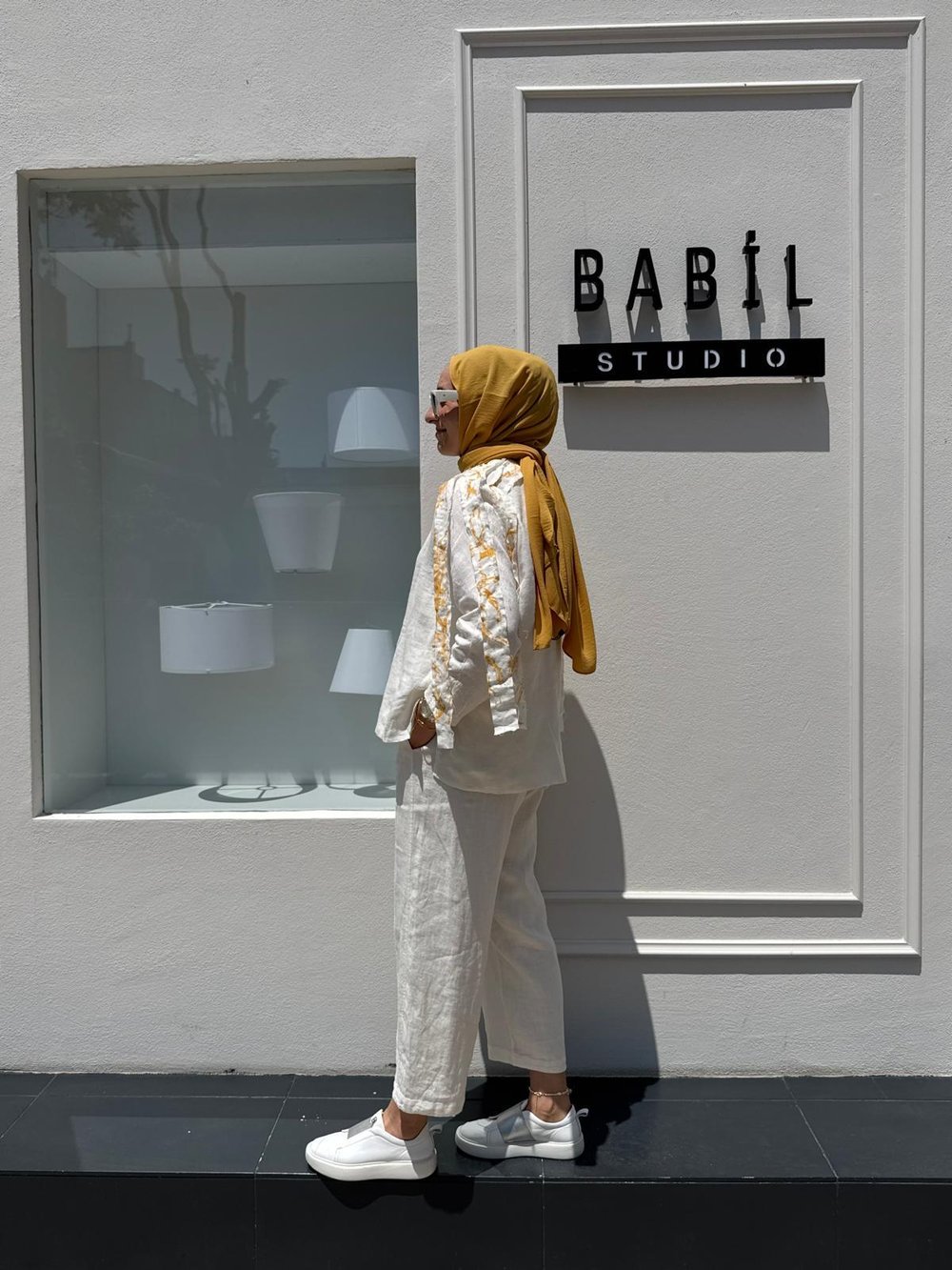 25SS227 Parça İpli Tasarım Kadın Bluz Sarı