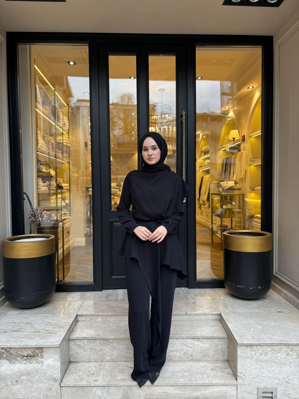 26FW204 Rona Kadın Takım Siyah