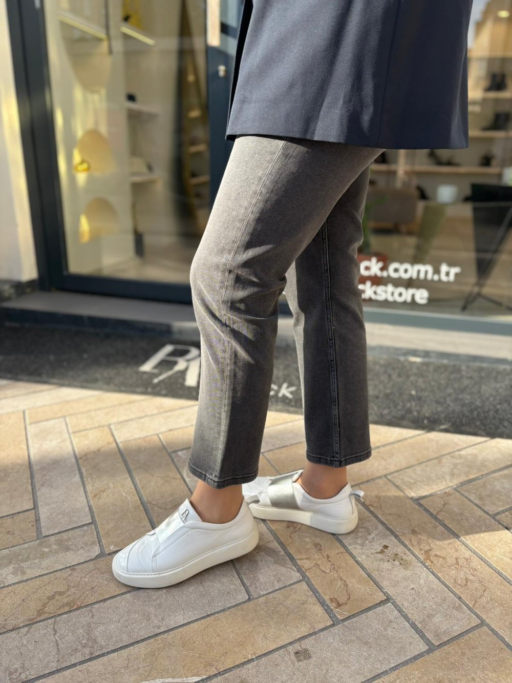 26FW305 Fit Jean Kadın Pantolon Füme