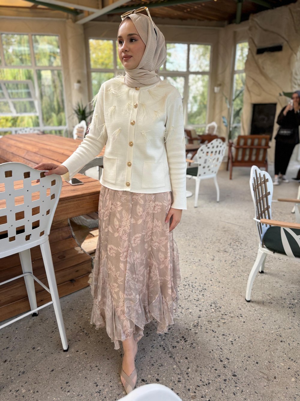 26FWETE0007 Kevin Kadın Etek Pembe