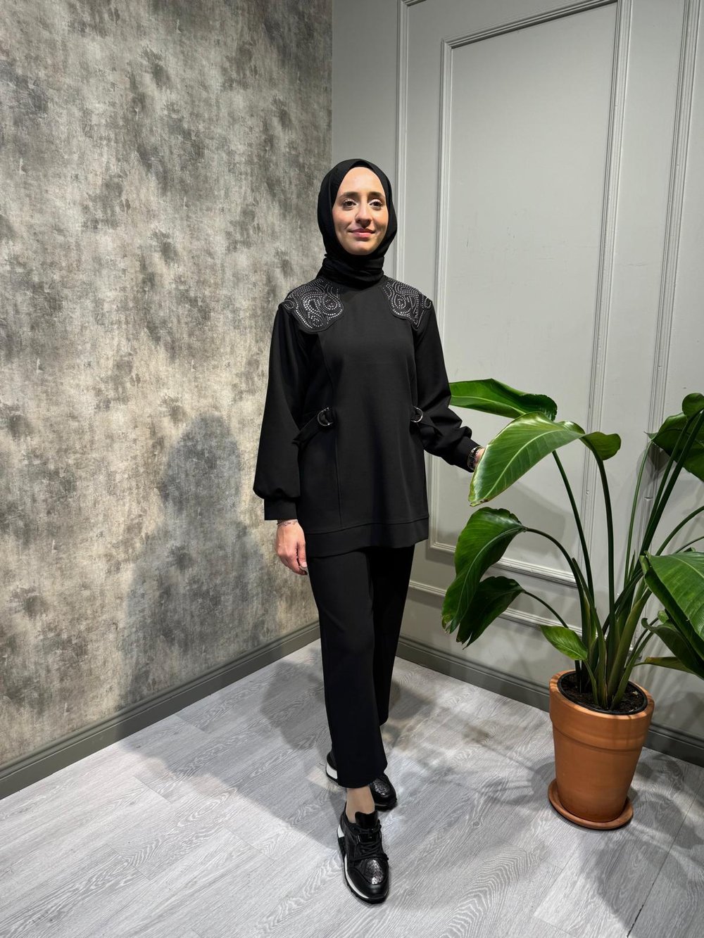 26FWSWE0002 Nell Kadın Sweat Siyah