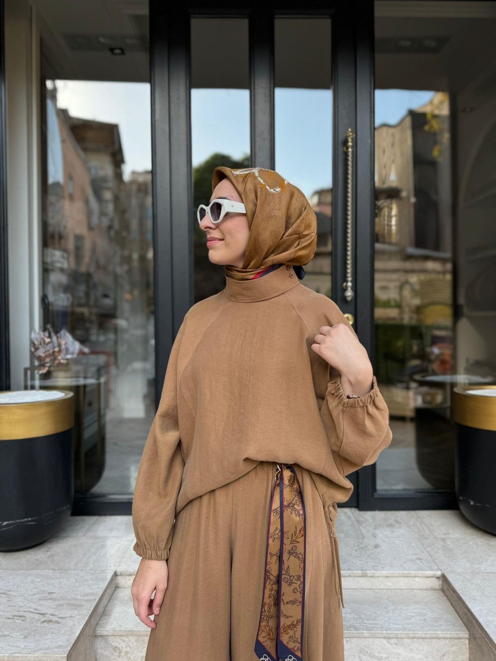 26SS205 Sasha Kadın Takım Camel