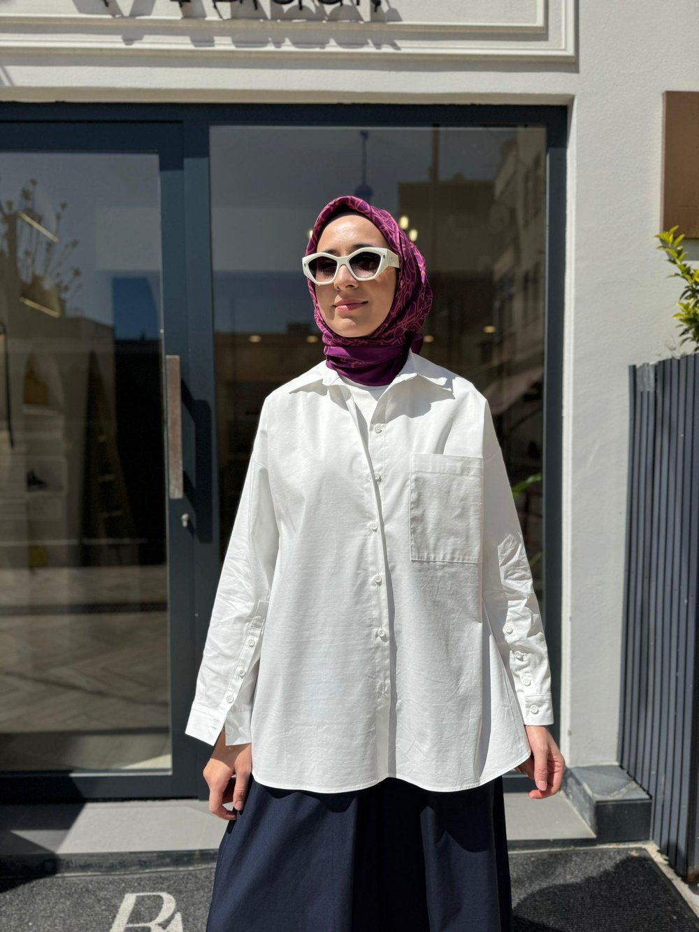 26SS217 Holy Kadın Gömlek Beyaz