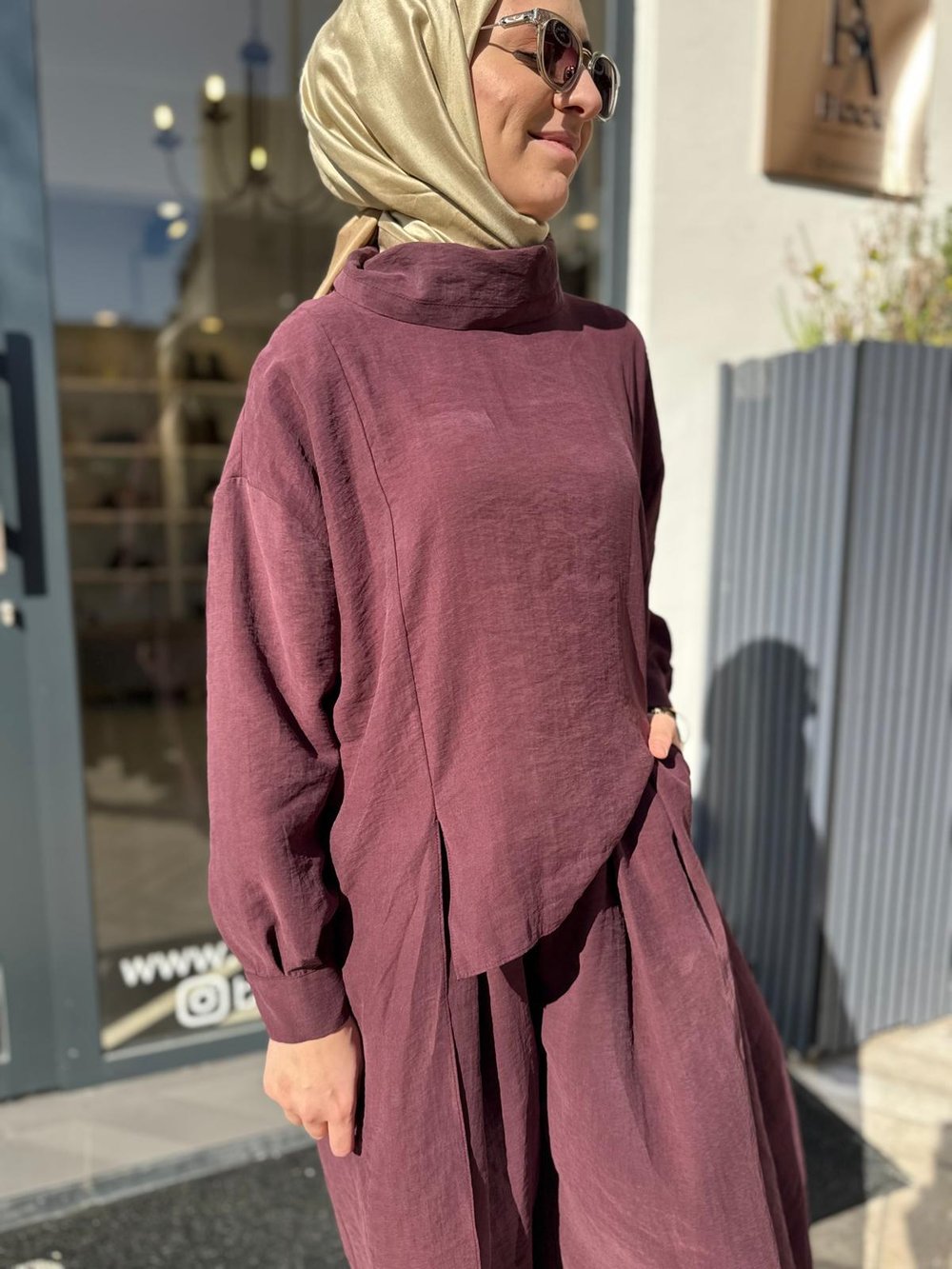 26SS221 Axis Kadın Takım Bordo