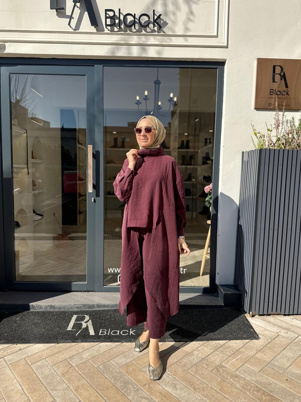 26SS221 Axis Kadın Takım Bordo
