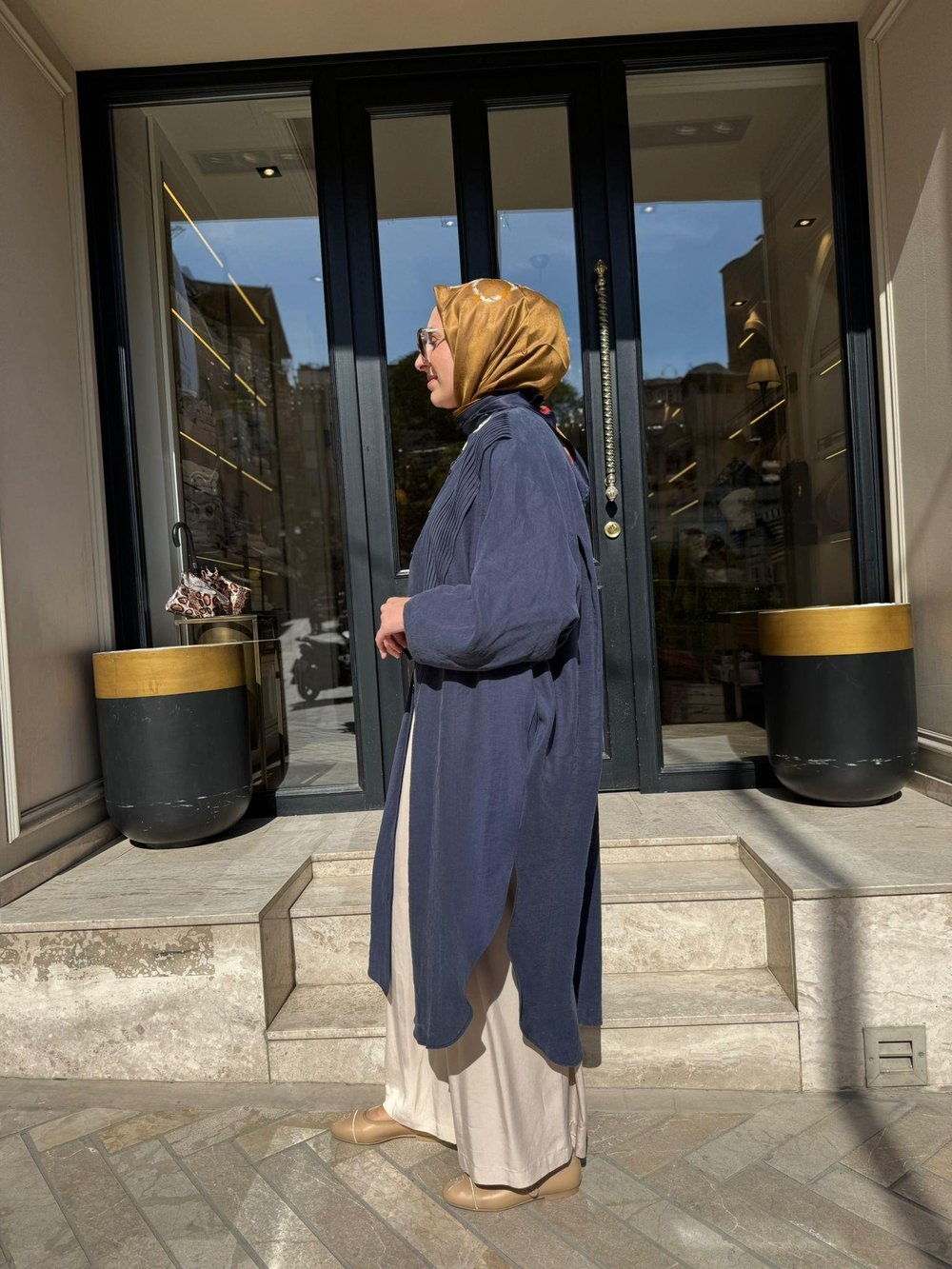 26SS229 Nerva Kadın Tunik Indigo