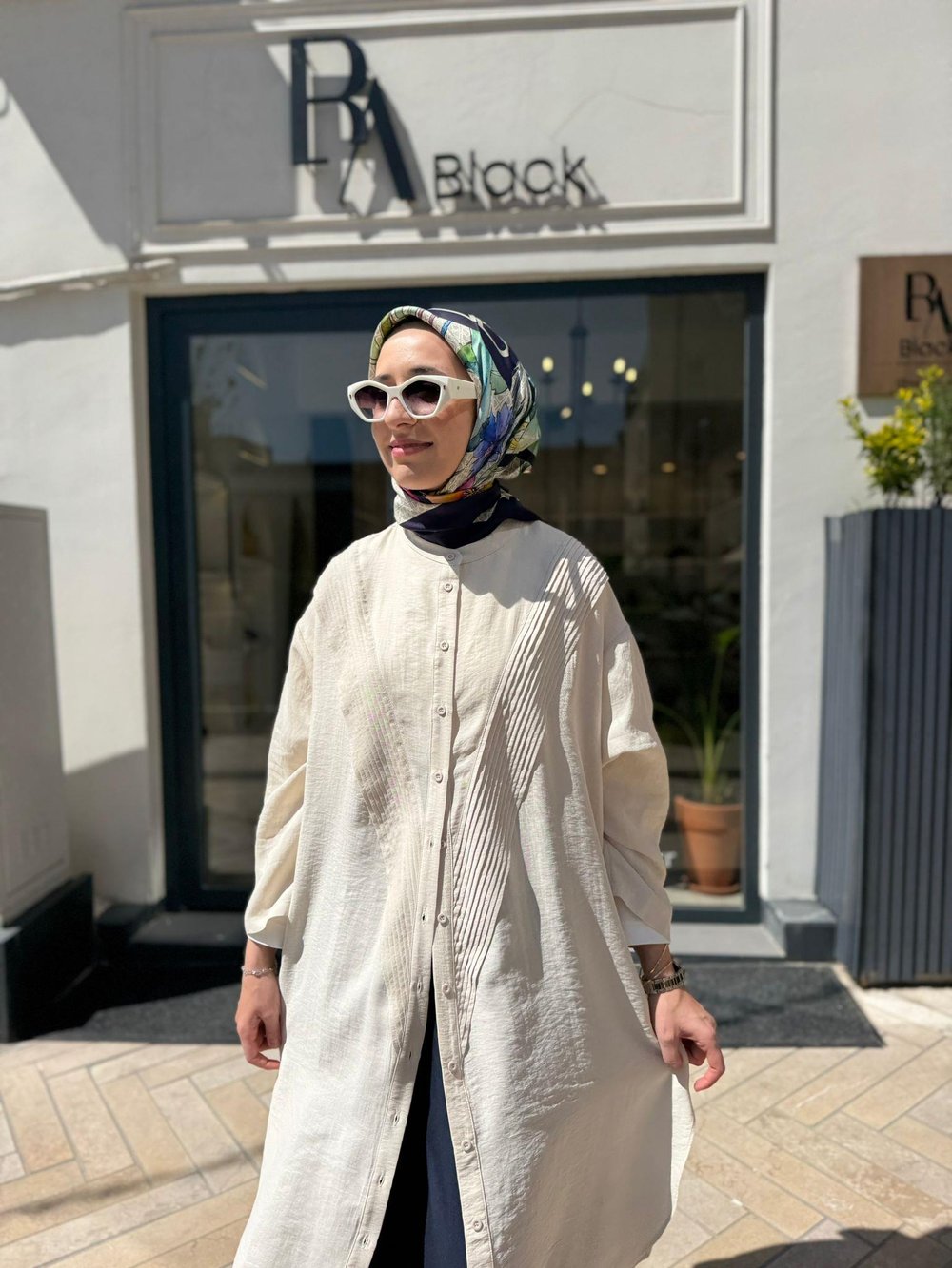 26SS229 Nerva Kadın Tunik Krem