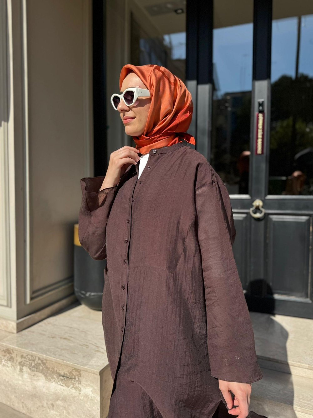 26SS237 Minerva Kadın Tunik BİTTER