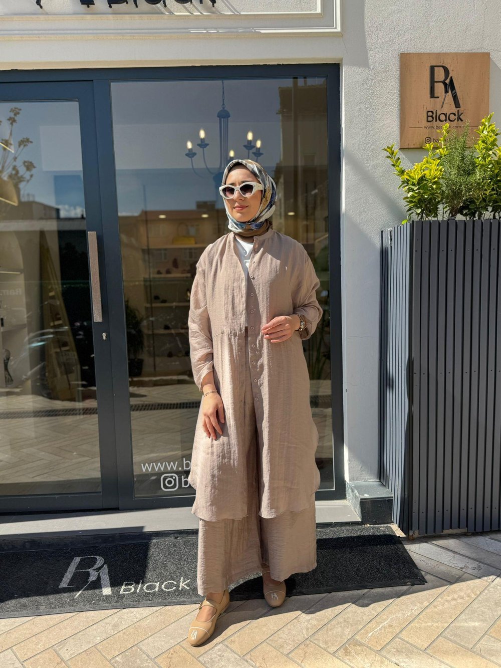26SS237 Minerva Kadın Tunik Vizon