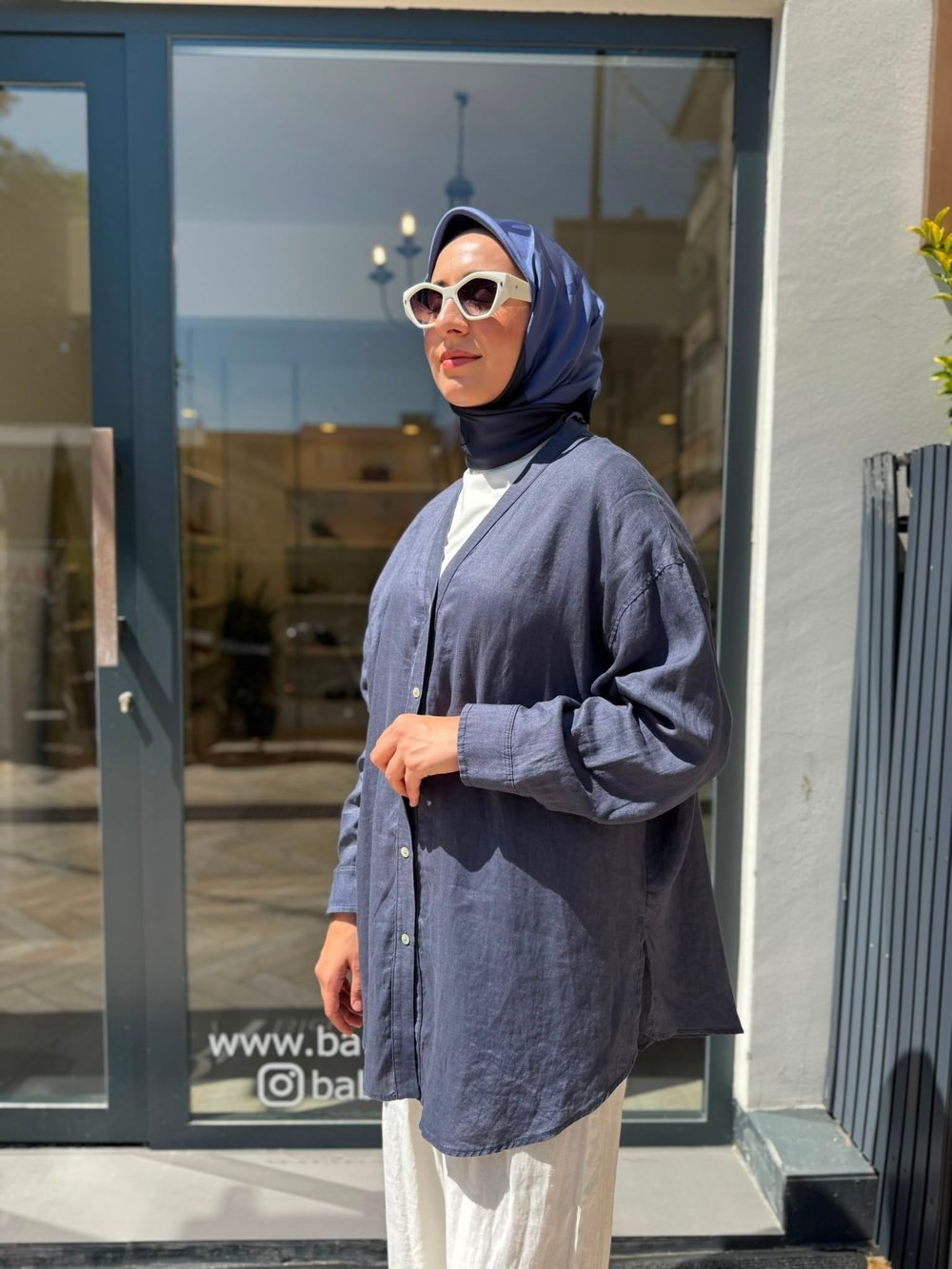 26SS240 Elba Kadın Gömlek Lacivert
