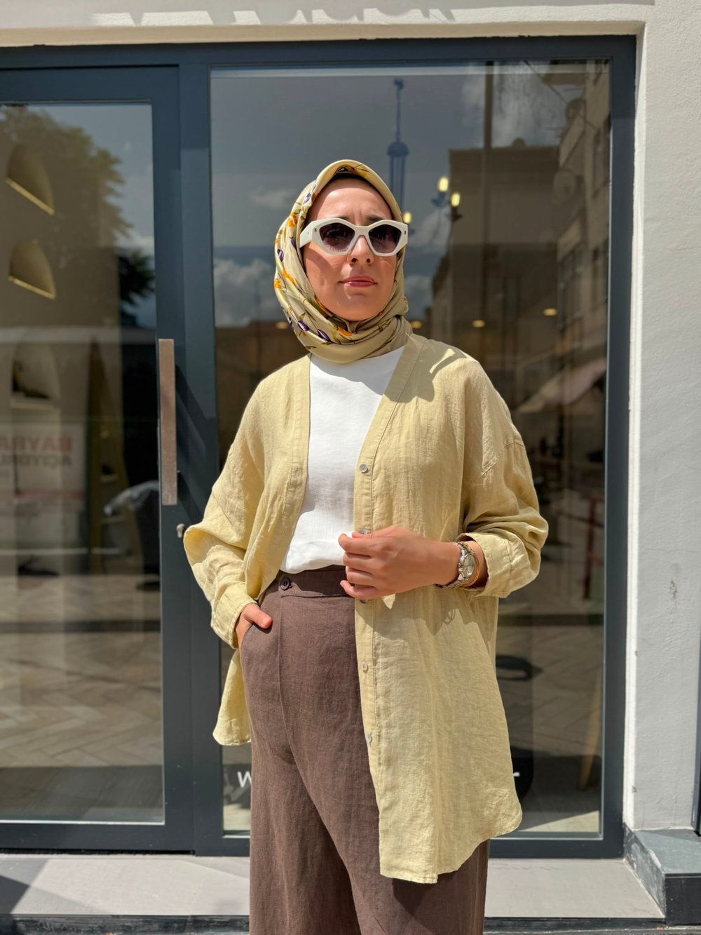 26SS240 Elba Kadın Gömlek LİMON