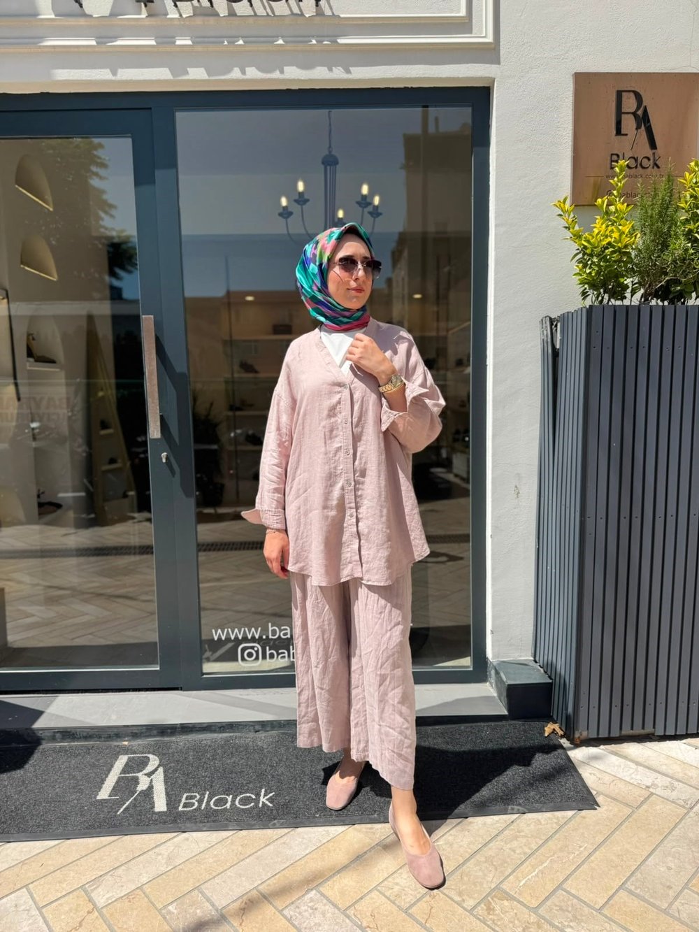 26SS240 Elba Kadın Gömlek Pudra Pembe