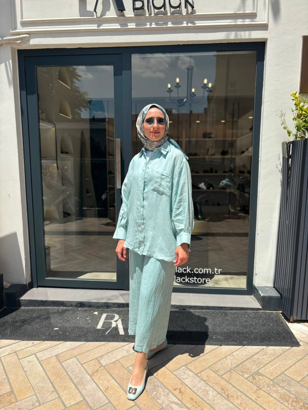 26SS241 Lisa Kadın Gömlek Mavi