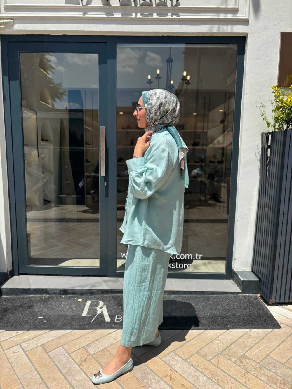 26SS241 Lisa Kadın Gömlek Mavi