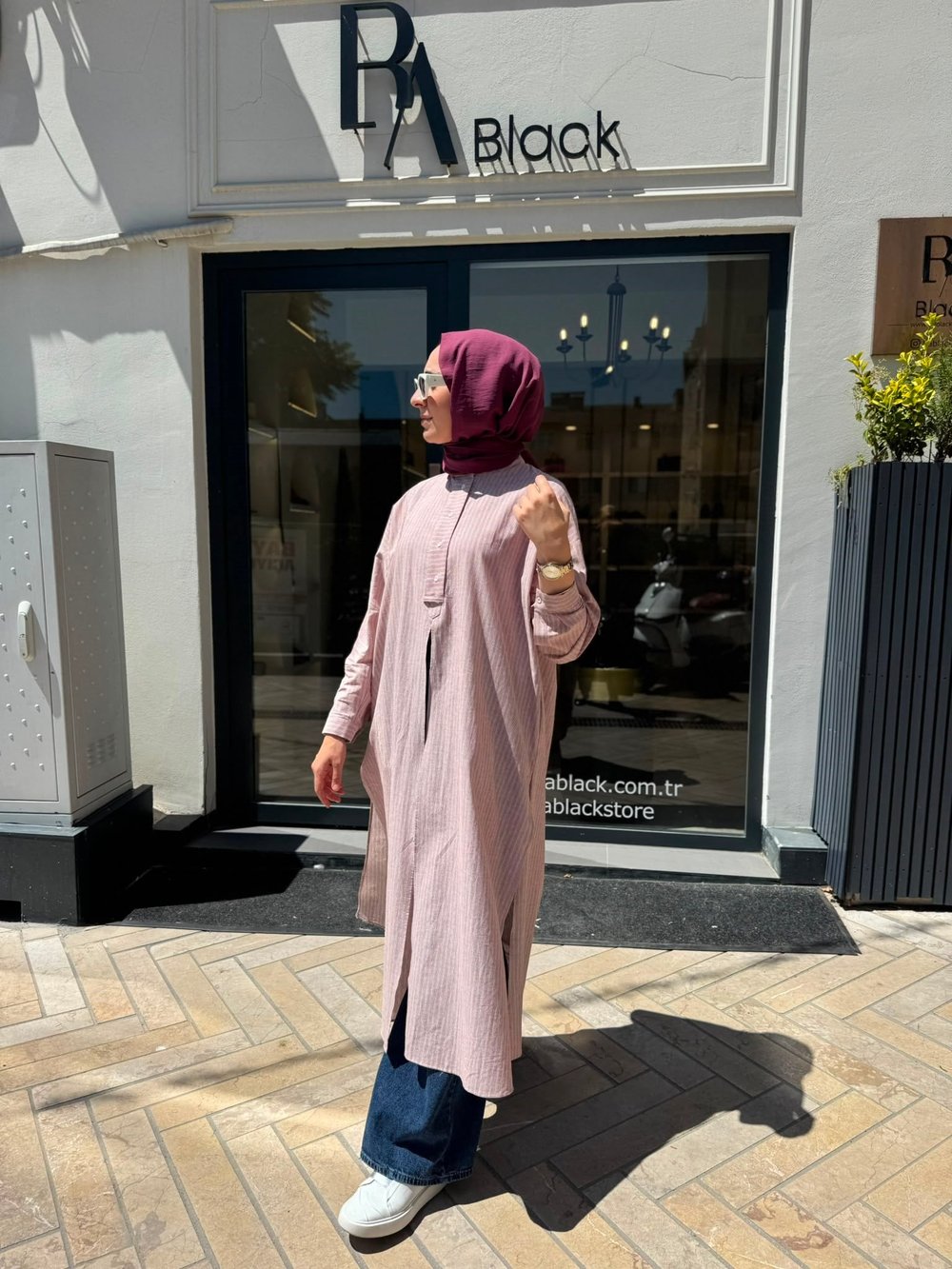 26SS243 Lina Kadın Tunik Bordo