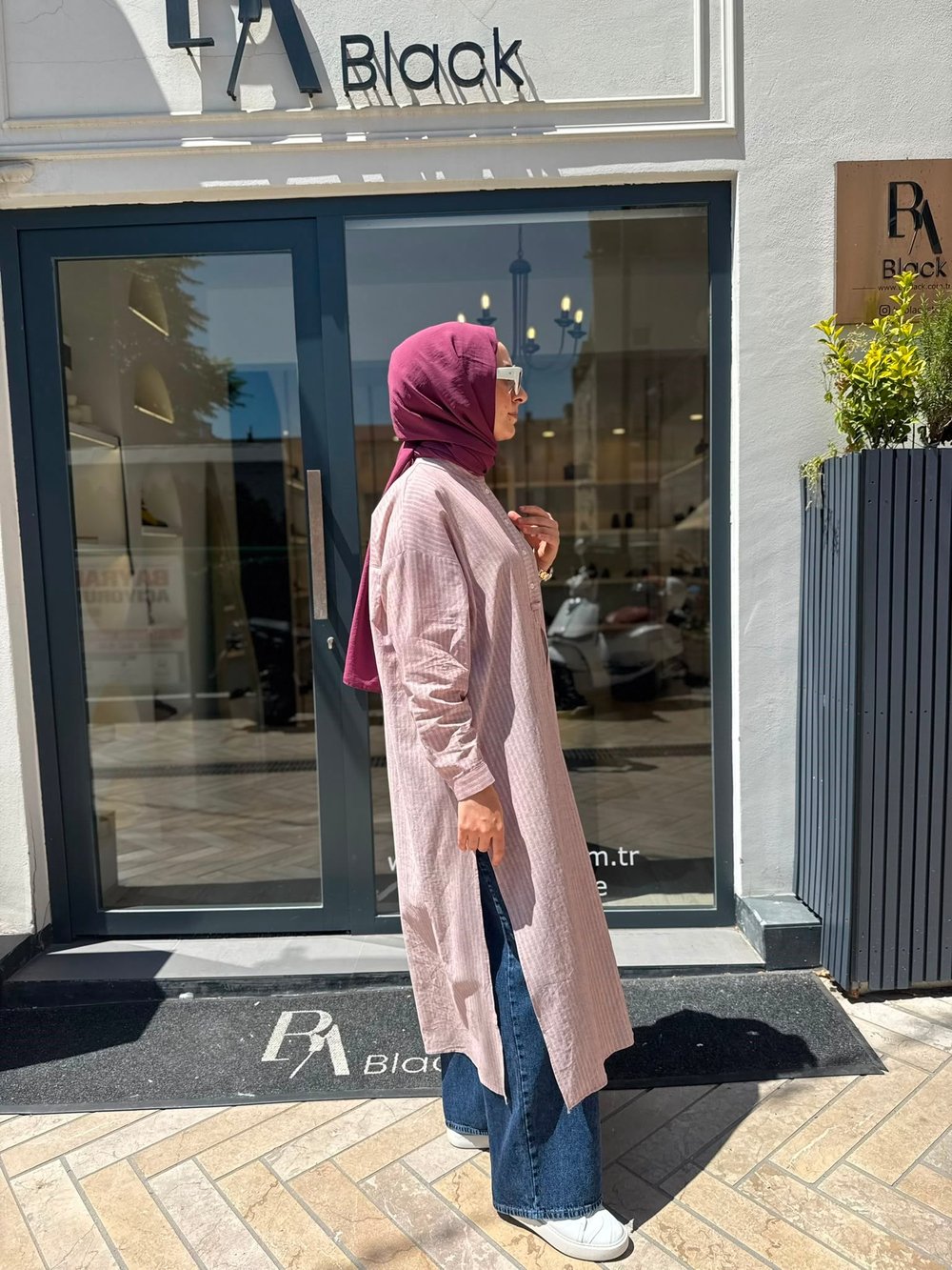 26SS243 Lina Kadın Tunik Bordo