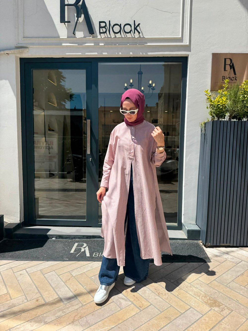 26SS243 Lina Kadın Tunik Bordo