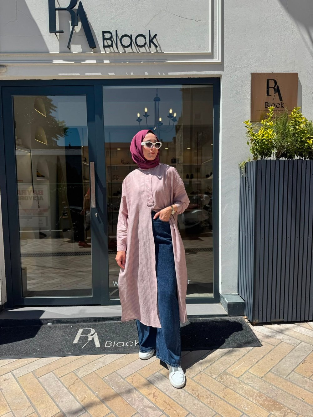 26SS243 Lina Kadın Tunik Bordo