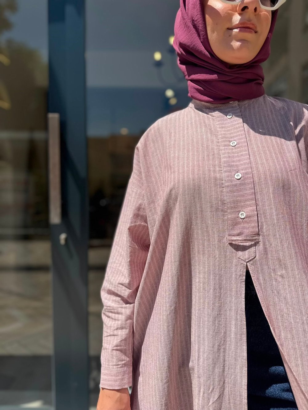 26SS243 Lina Kadın Tunik Bordo