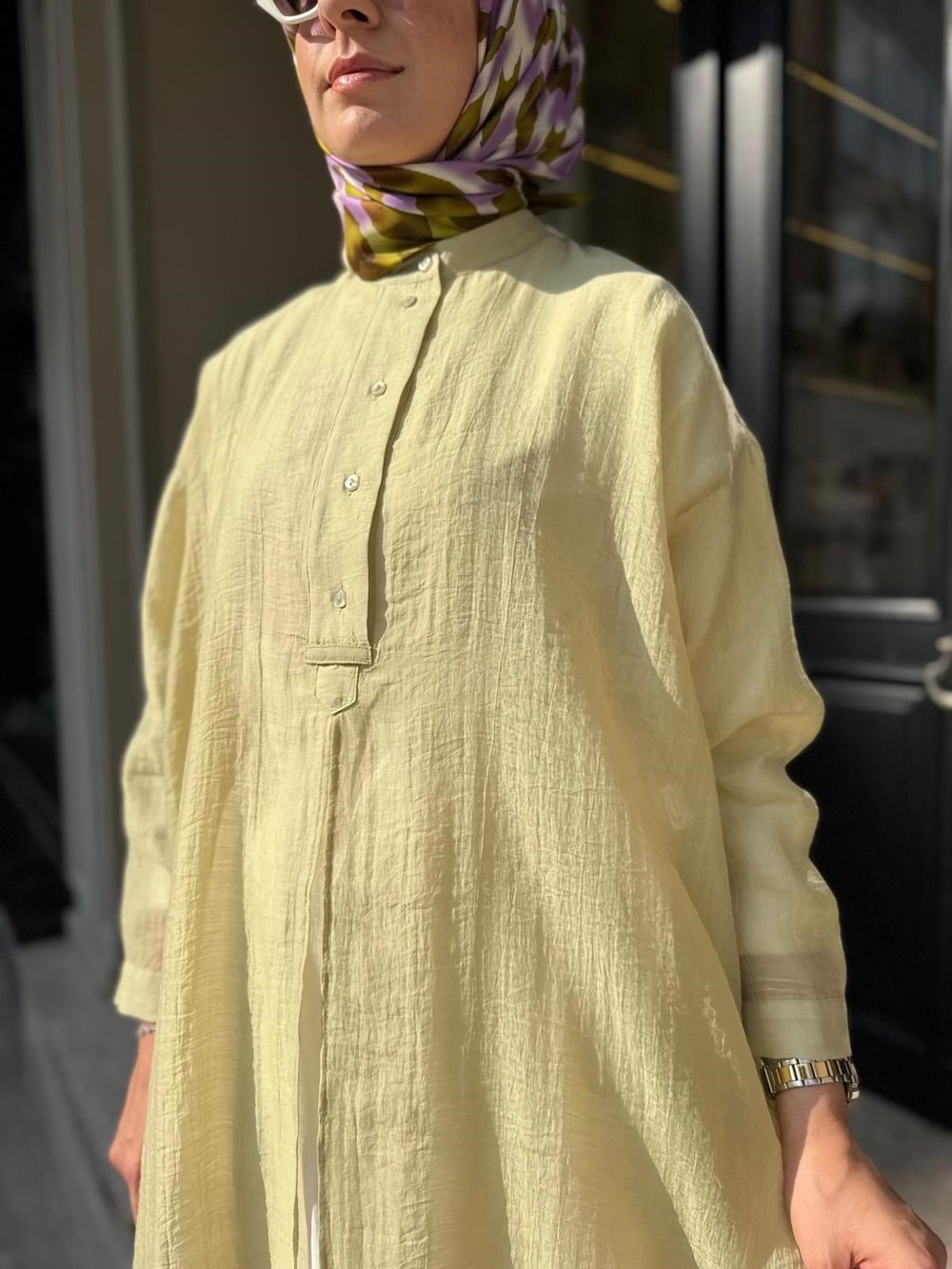 26SS243 Lina Kadın Tunik Oıl