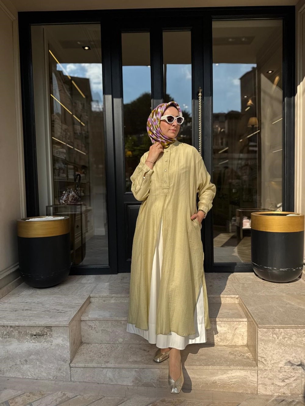 26SS243 Lina Kadın Tunik Oıl