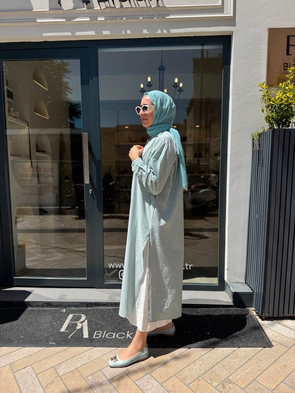 26SS243 Lina Kadın Tunik Yeşil