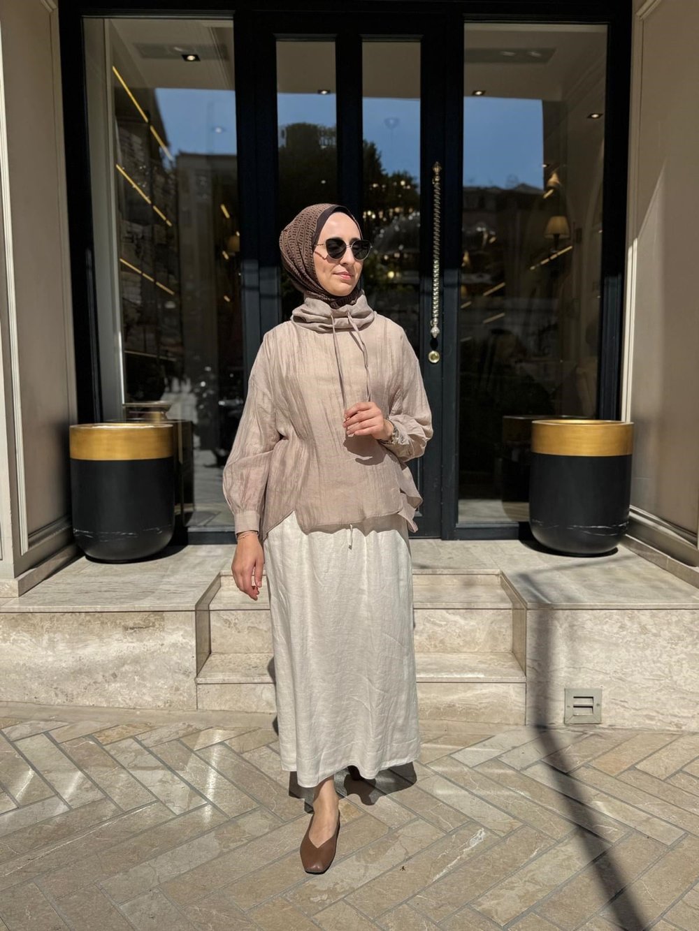 26SS245 Bery Kadın Bluz Bej