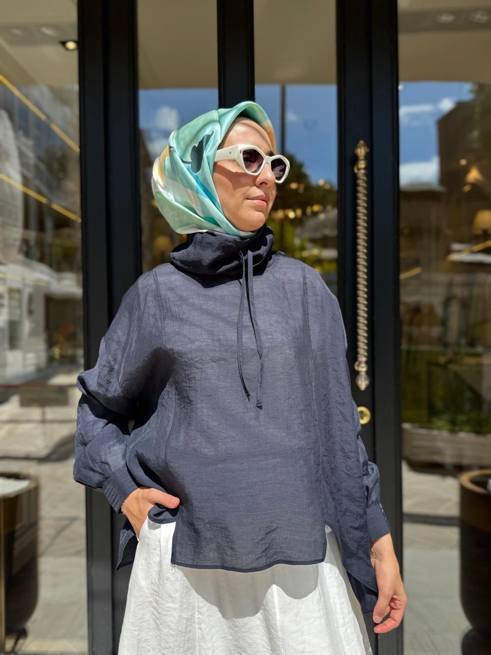 26SS245 Bery Kadın Bluz Lacivert