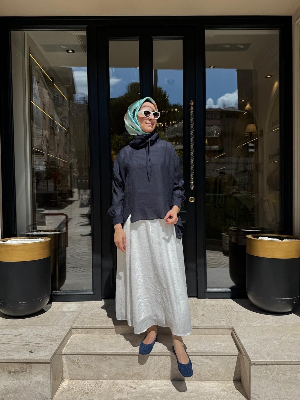 26SS245 Bery Kadın Bluz Lacivert