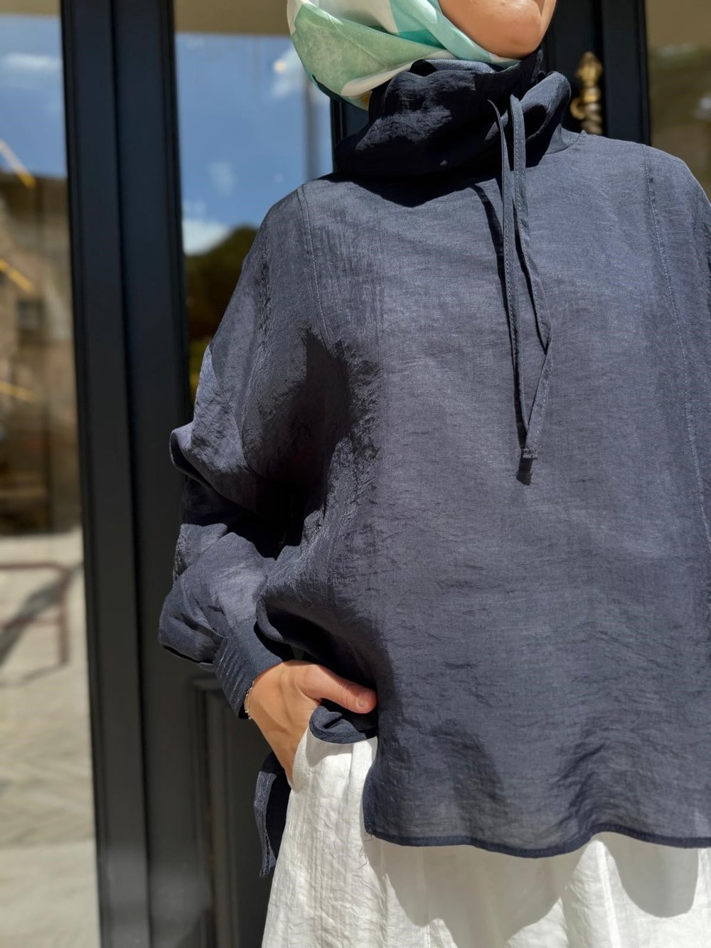 26SS245 Bery Kadın Bluz Lacivert