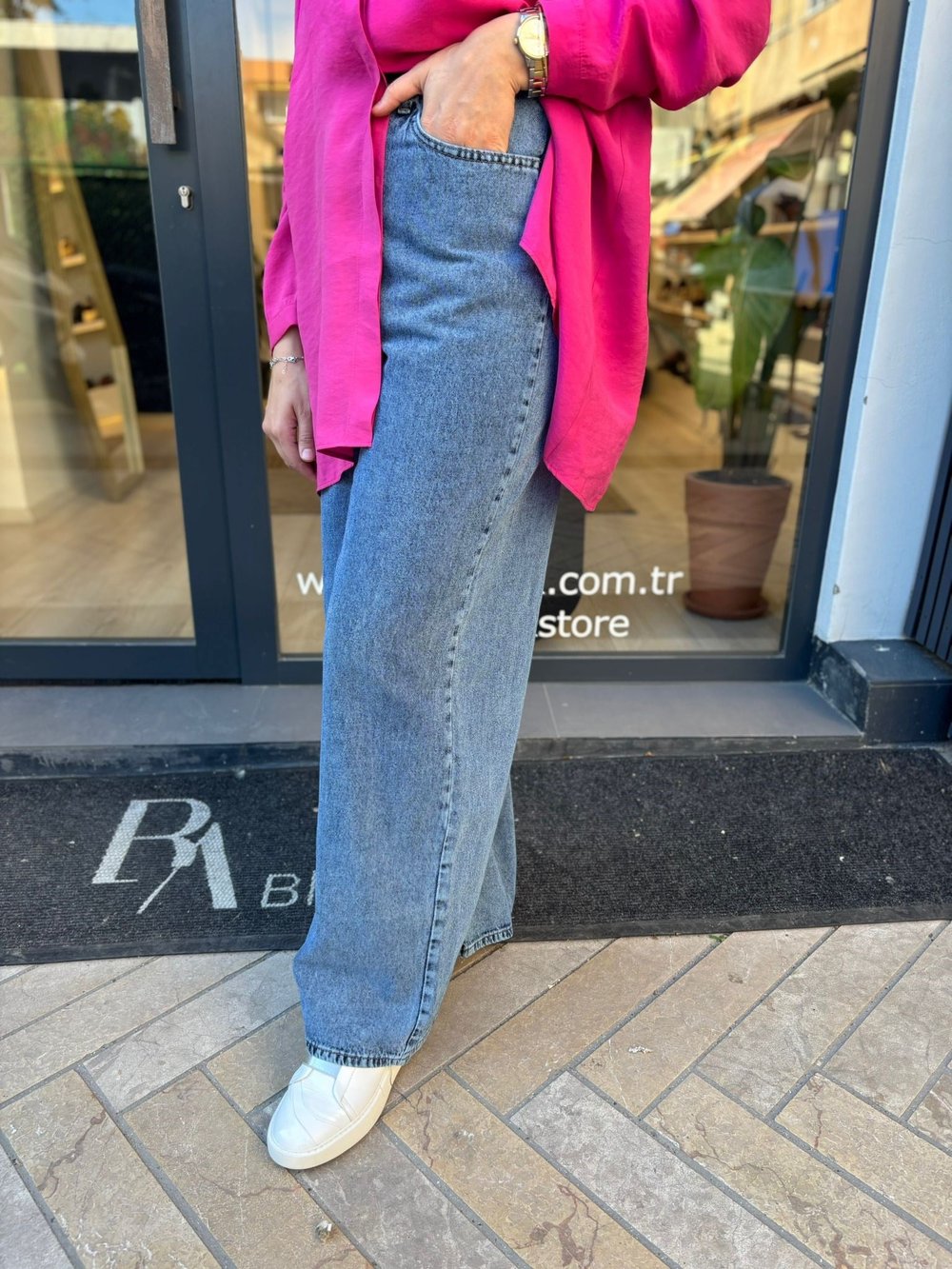 26SS320 Snow Kadın Pantolon Açık Mavi