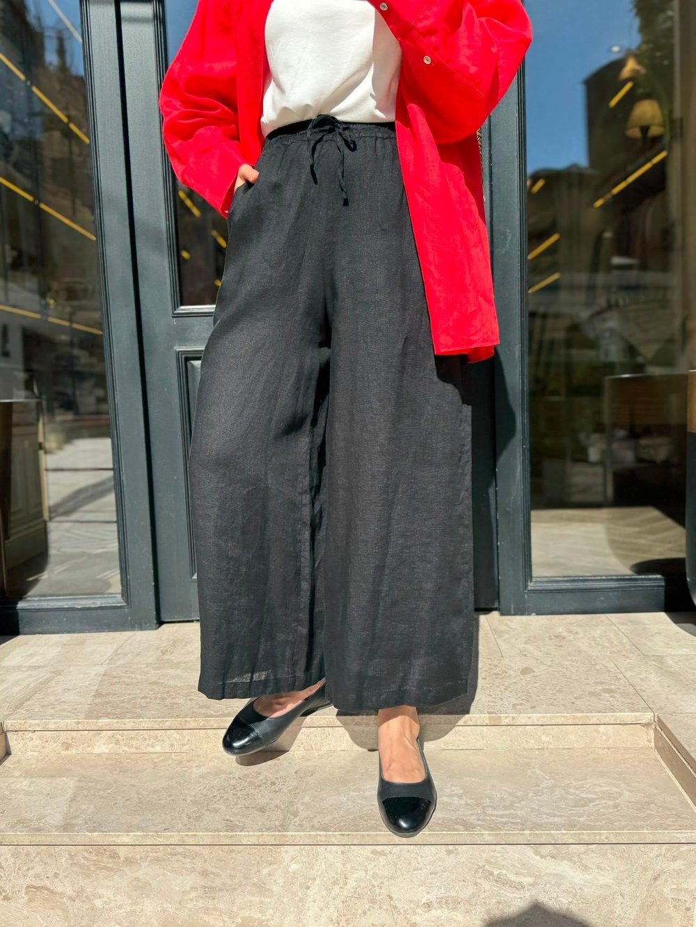 26SS329 Sofy Kadın Pantolon Siyah