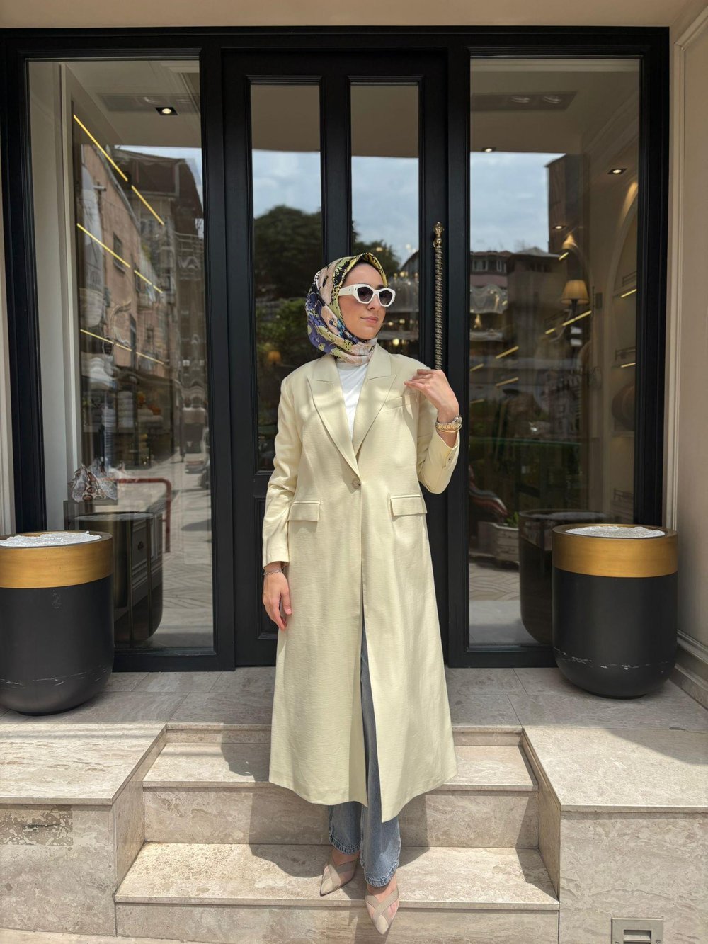 26SS603 Nilla Kadın Kap Ekru