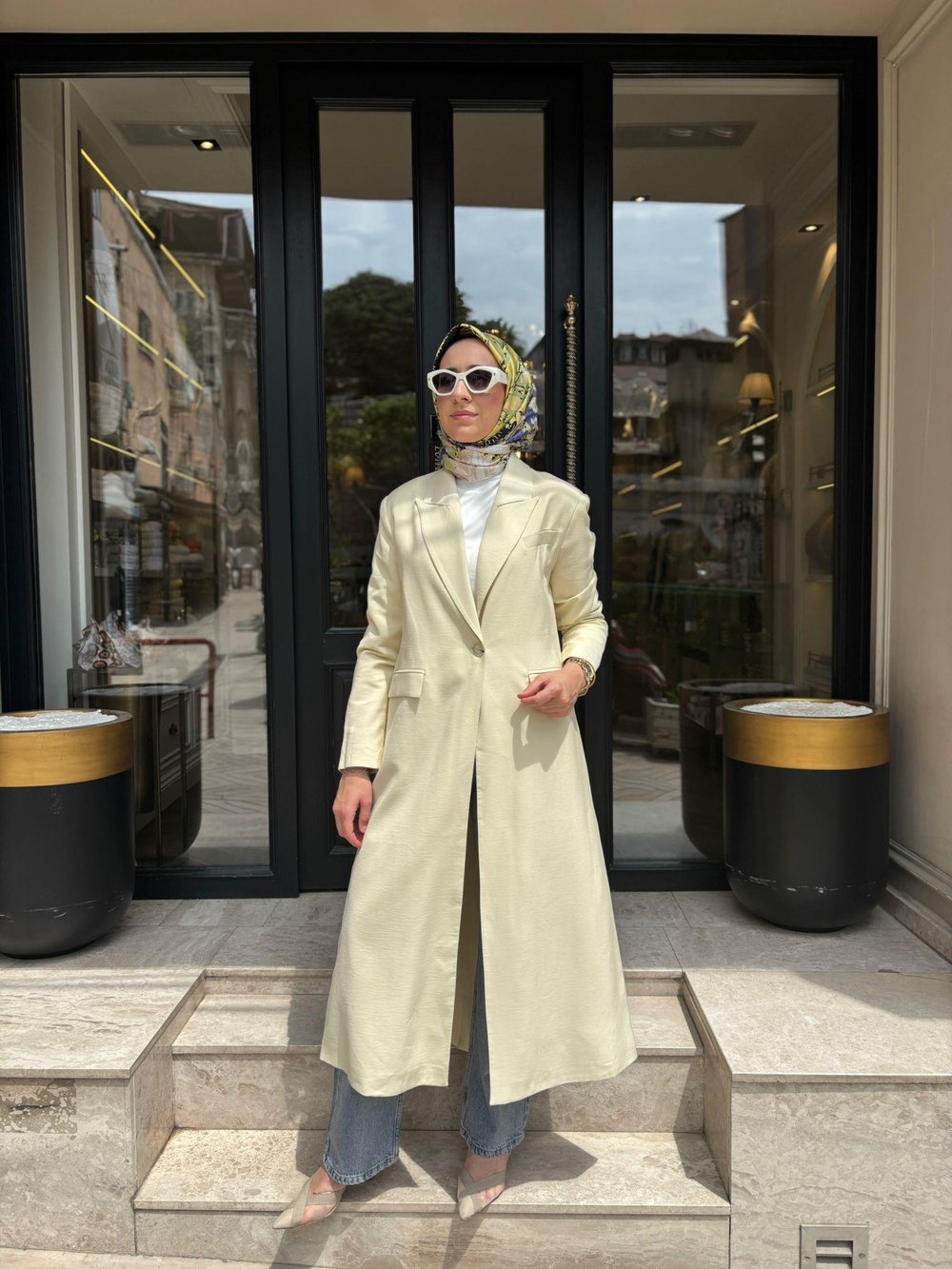 26SS603 Nilla Kadın Kap Ekru