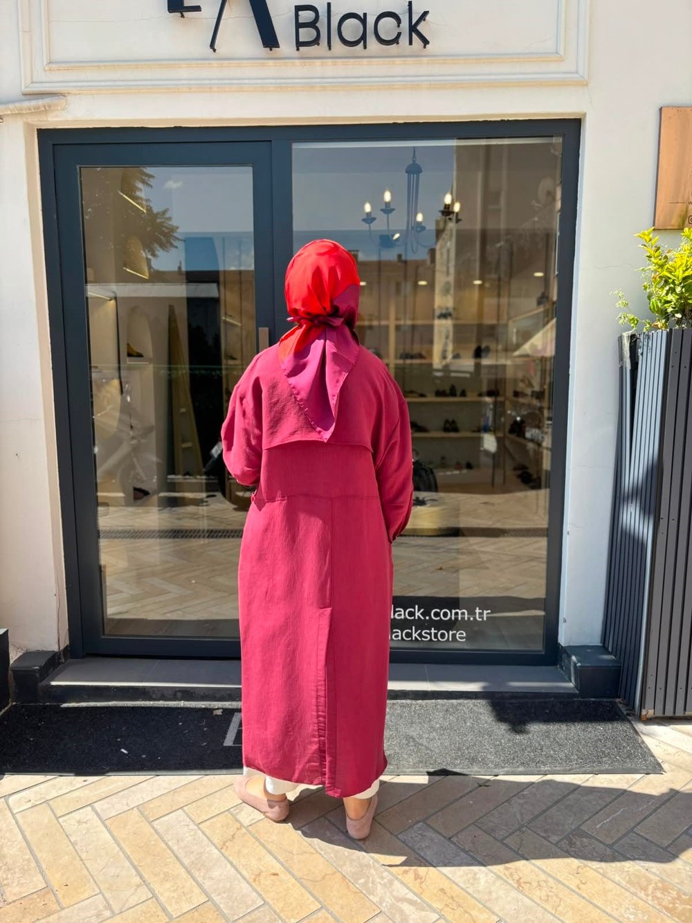 26SS604 Arsen Kadın Kimono Mürdüm