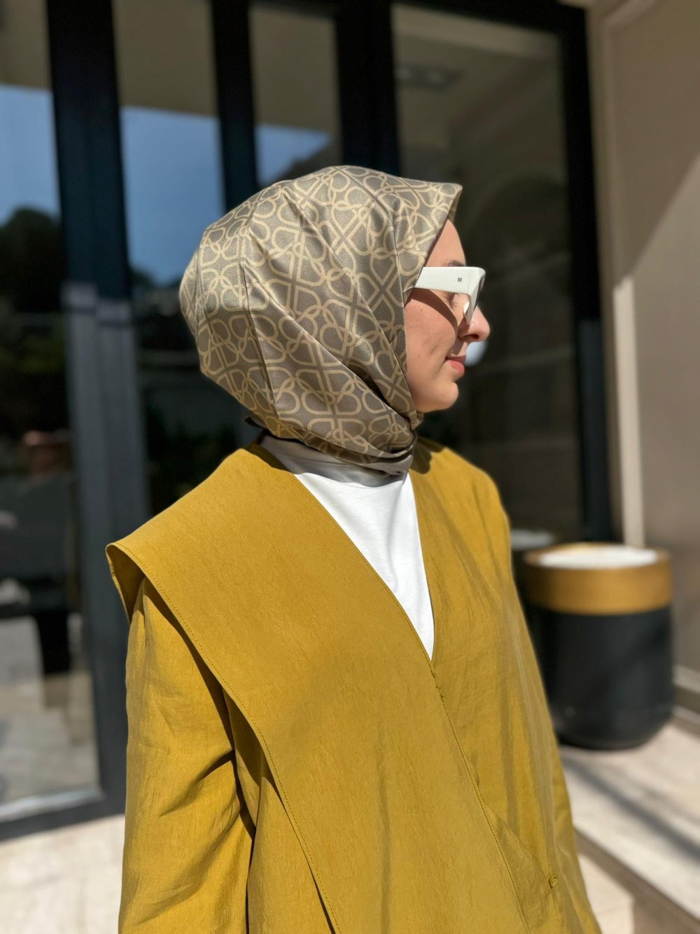 26SS607 Elix Kadın Kimono Hardal Sarısı