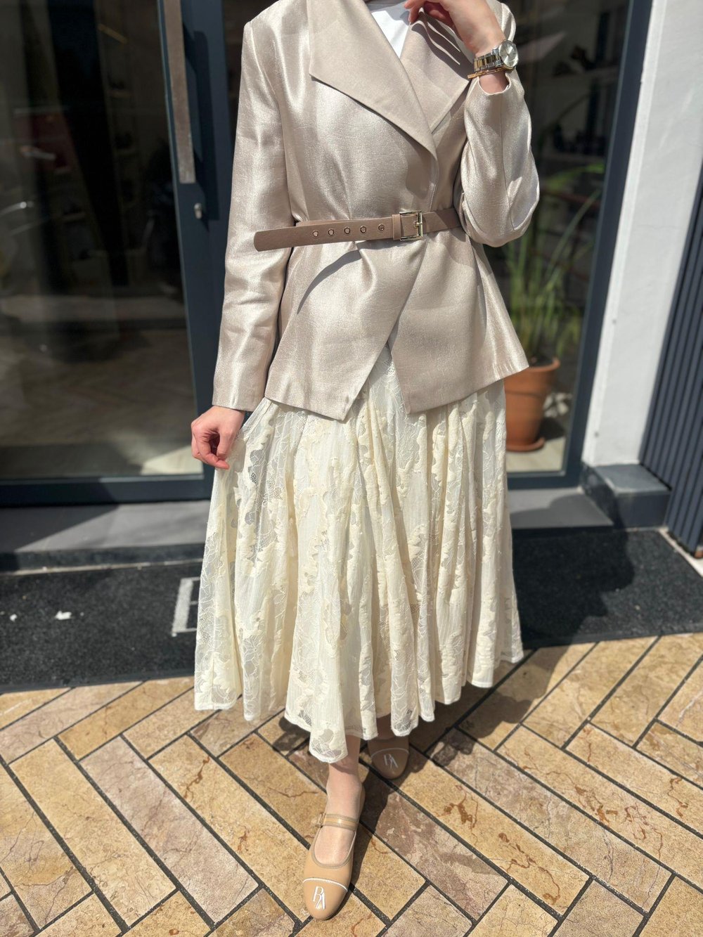 26SSCEK0048 Amelia Kadın Ceket Bej