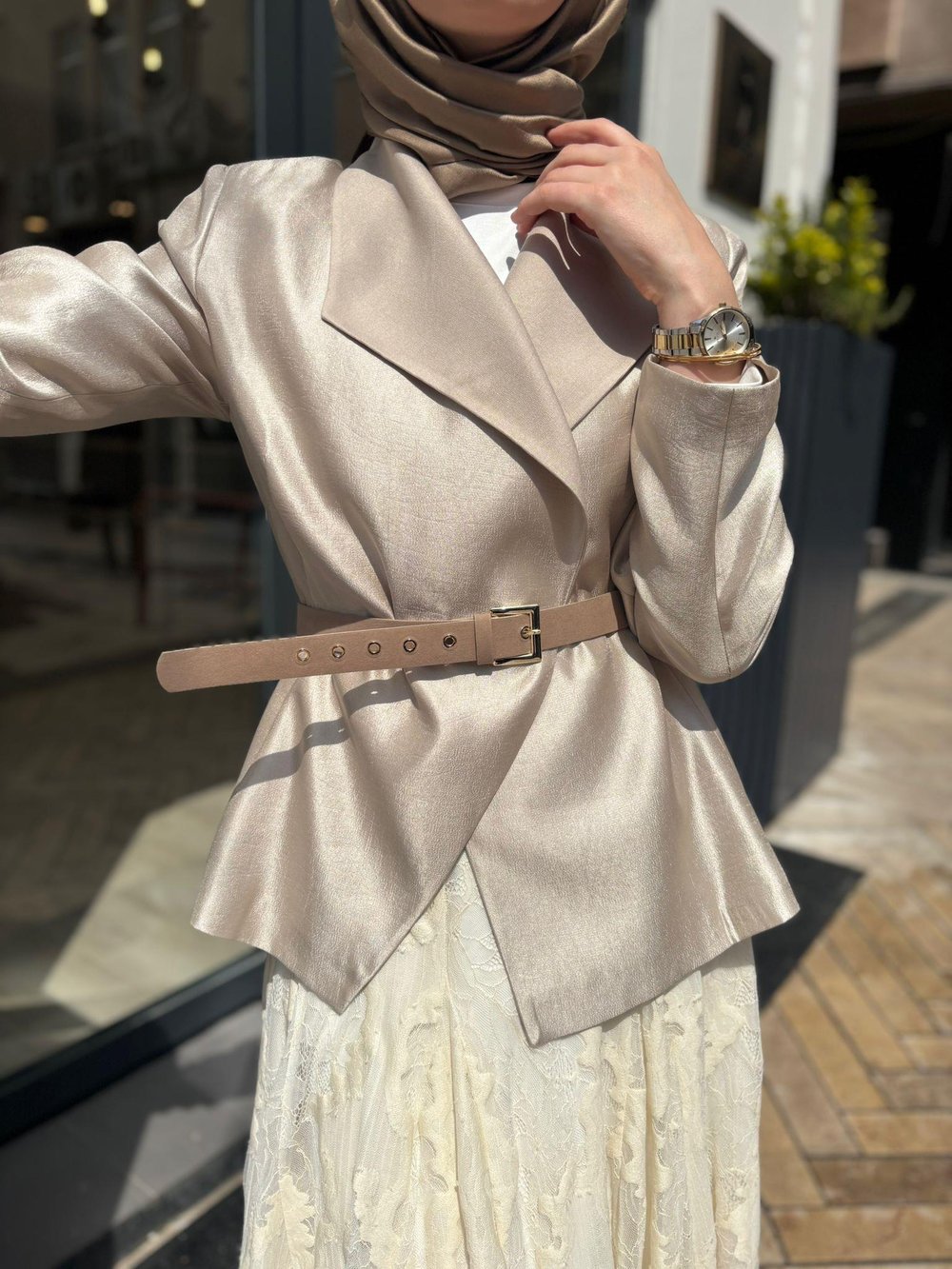 26SSCEK0048 Amelia Kadın Ceket Bej