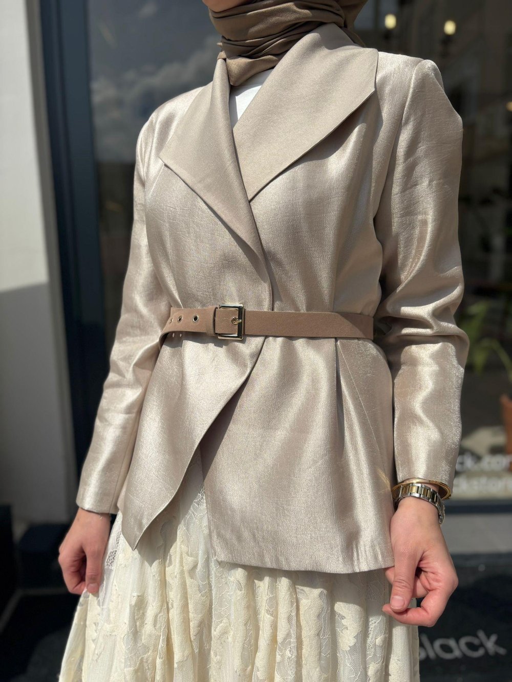 26SSCEK0048 Amelia Kadın Ceket Bej
