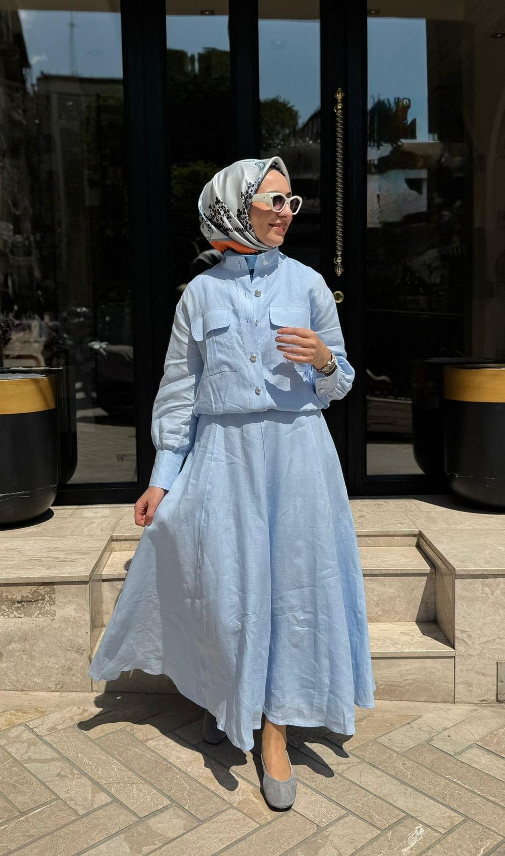 26SSELB0025 Reggıe Kadın Elbise Mavi