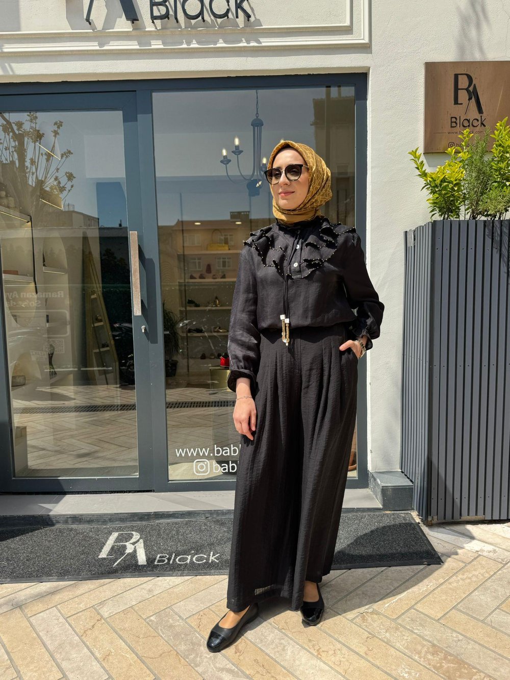 26SSTUN0001 Enid Kadın Tunik Siyah