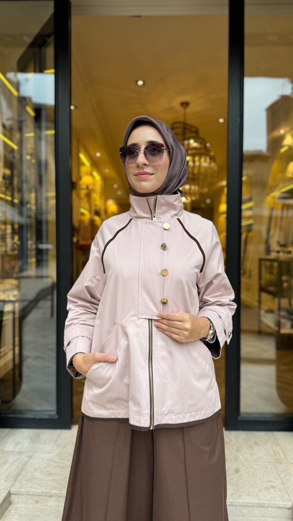 27FWCEK0015 Rowena Kadın Ceket Pudra Pembe