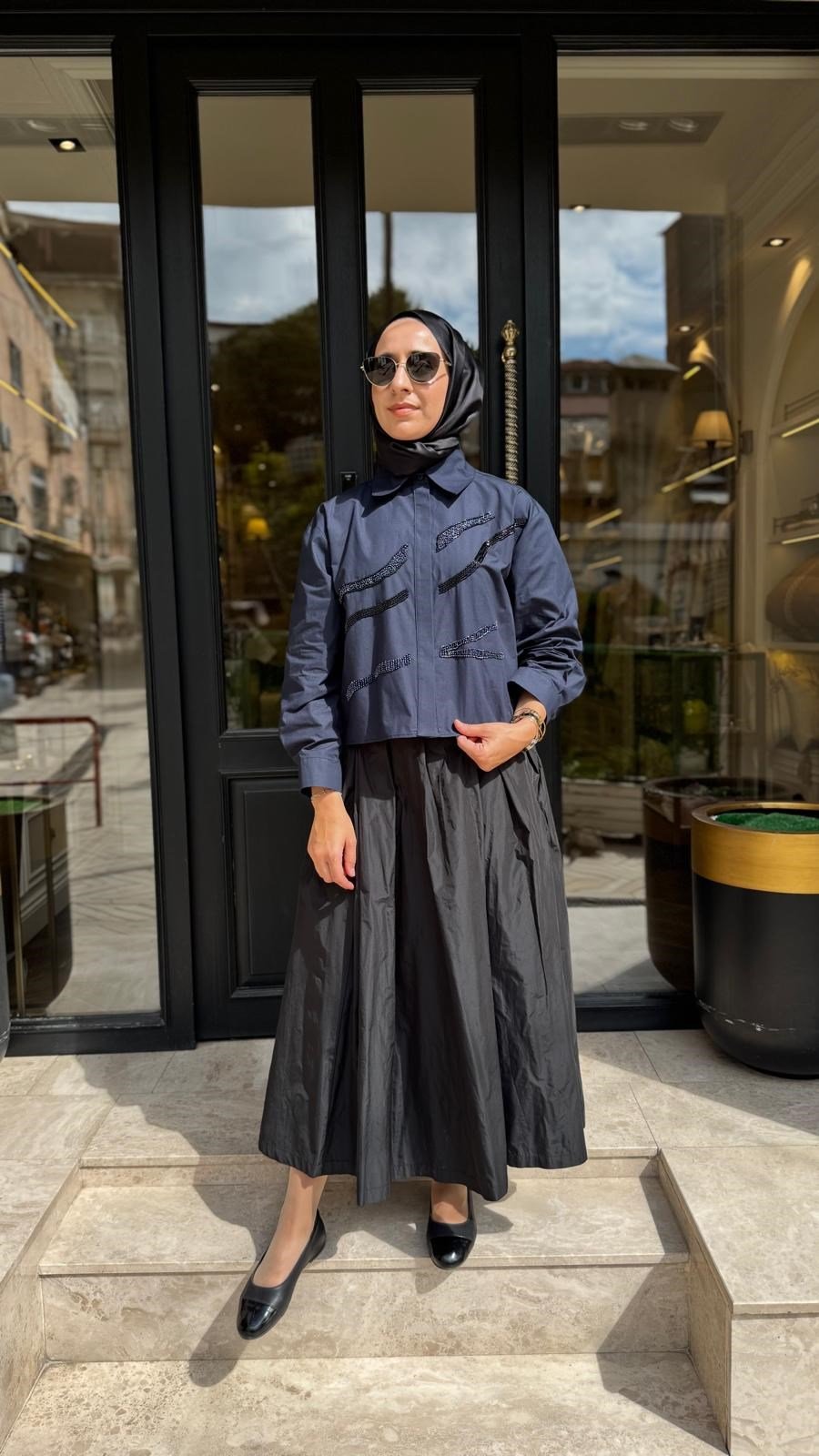 27FWETE001 Nelli Kadın Etek Siyah