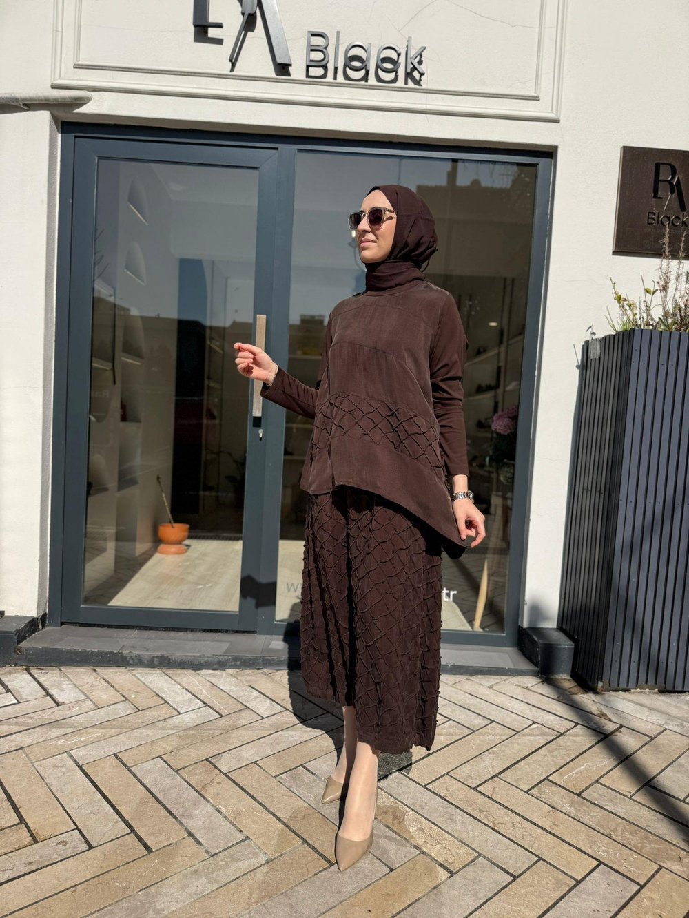 39002 İkili Kadın Takım Kahve