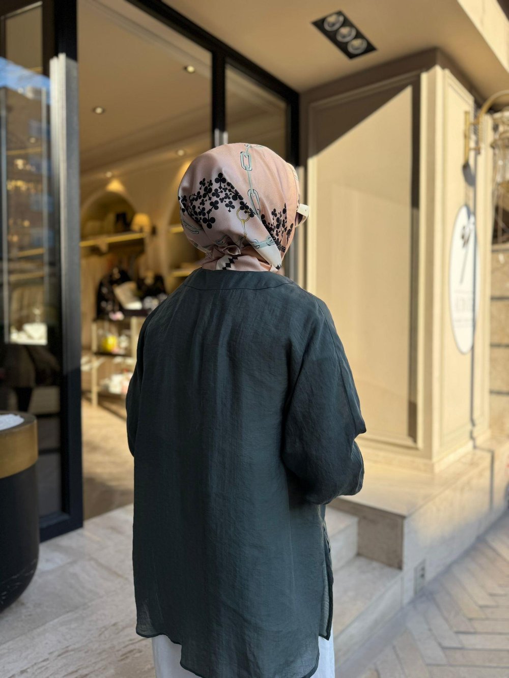 405024 Düğmeli Kadın Ceket Yeşil