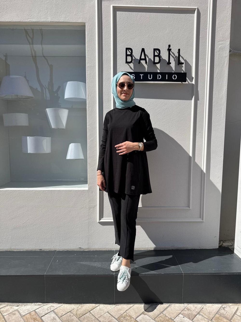 Koton Uzun Kollu Basic Kadın Bluz Siyah
